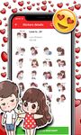 ภาพหน้าจอที่ 4 ของ สติ๊กเกอร์โรแมนติกรักสติ๊กเกอร์ WastickerApps