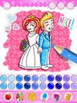 Screenshot 9 di Disegni da colorare glitter per sposi per bambini apk