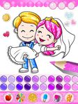 Screenshot 8 di Disegni da colorare glitter per sposi per bambini apk