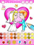 Glitter Bride and Groom Coloring Pages For Kids screenshot APK 