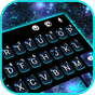 Blue Neon Galaxy Keyboard Theme apk icon