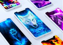 Screenshot 2 di Sfondi di Animali al Neon apk