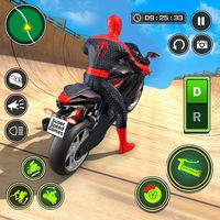 super hero stunt bike