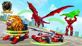 Formula Car Robot Transform - Flying Dragon Robot capture d'écran apk 3