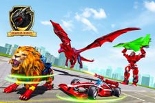 Formula Car Robot Transform - Flying Dragon Robot Screenshot APK 15