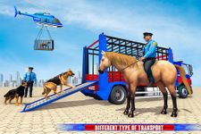 perro policía, camión de transporte de caballos captura de pantalla apk 11