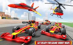 Helicopter Robot Transform: Formula Car Robot Game screenshot apk 