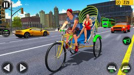 Bicycle Tuk Tuk Auto Rickshaw : New Driving Games screenshot APK 