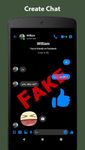 Captura de tela do apk Fake Chat Conversation - prank 11