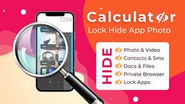 Calculator Lock Hide App Photo 屏幕截图 apk 3