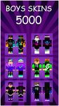 Tangkapan layar apk Boys Skins For Minecraft PE 