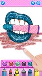 Rainbow Lips Coloring Book Glitter - Beauty Game στιγμιότυπο apk 4