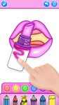 Captură de ecran Rainbow Lips Coloring Book Glitter - Beauty Game apk 12