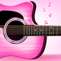 Ikon Princess Pink Guitar For Girls - Guitar Simulator
