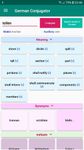 Captură de ecran Conjugarea verbului german -Conjugator - Traducere apk 7
