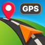Иконка GPS навигатор, карта русский, навигация по GPS