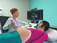 Captura de tela do apk Pregnant Mother Simulator - Virtual Pregnancy Game 4