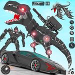 Tangkap skrin apk Dino Robot Car Transform Games 23