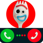 call prank from forky &ballon beach apk icono