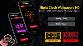 Captura de tela do apk Nchiight wallpapers relógio HD relógio noturno App 