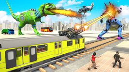 Captura de tela do apk Dino Robot Car Game: Dinosaur Robot Transform hero 22