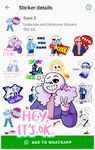 Sans Undertale and Deltarune Stickers for WhatsApp ảnh số 4