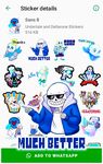 Sans Undertale and Deltarune Stickers for WhatsApp ảnh số 7