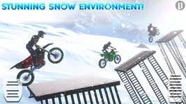 Captură de ecran Snow Tricky Bike Impossible Track Stunts 2020 apk 9