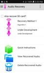 Audio Recovery screenshot apk 