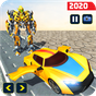 Flying car robot shooting games simulation 2020 APK