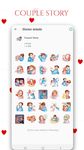 Tangkapan layar apk WAStickerApps – New Stickers Love Story Pack 9