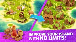 Скриншот 1 APK-версии Idle Island - Кликер для пострйки деревень