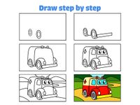 자동차 색칠 공부 : 아이들을 위한 키즈 낙서&그림 그리기 게임의 스크린샷 apk 8