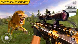 Captura de tela do apk Selvagem Caçador Animal Caçando Tiroteio Jogos 7