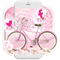 Tema, Wallpaper, ikon Sakura, Bicycle, Love APK
