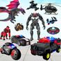 Flying Grand Police Car Transform Robot Games 아이콘