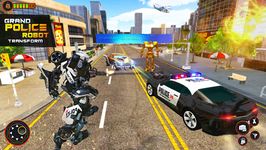 Captura de tela do apk Flying Grand Police Car Transform Robot Games 10