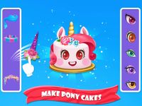 Trò chơi công chúa làm bánh : Sinh nhật Cưới Pony ảnh màn hình apk 3