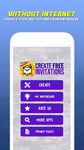 Free Invitation Maker Birthday, Wedding, Communion screenshot apk 