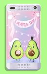 Картинка 1 Симпатичные обои авокадо