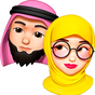 Memoji Hijab Islamic Muslim Stickers for WhatsApp apk icono