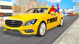 Captura de tela do apk Superhero Taxi Car Driving Simulator - Taxi Games 6