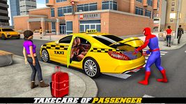 Captura de tela do apk Superhero Taxi Car Driving Simulator - Taxi Games 4
