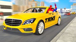 Captura de tela do apk Superhero Taxi Car Driving Simulator - Taxi Games 20