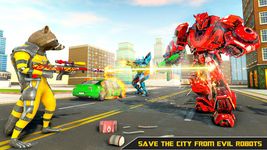 Rampage Raccoon Bike Robot War : Mega Robot Games のスクリーンショットapk 10