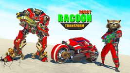 Rampage Raccoon Bike Robot War : Mega Robot Games의 스크린샷 apk 8