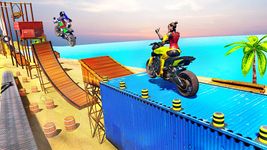 Captura de tela do apk Tricky Bike Stunt Game - Dirt Bike Racing Stunts 9