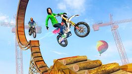 Captura de tela do apk Tricky Bike Stunt Game - Dirt Bike Racing Stunts 1