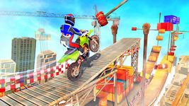 Captura de tela do apk Tricky Bike Stunt Game - Dirt Bike Racing Stunts 7