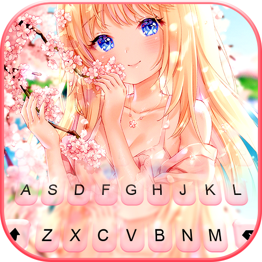 Hình nền bàn phím Cute Sakura Girl 3.0 Android - Tải